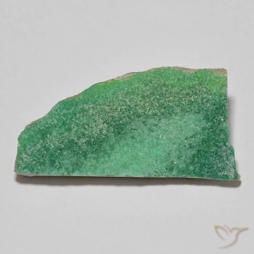 21.19ct Natural Verde medio Drusa variscita, Elegante, Opaco