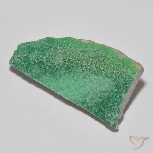 Variscita drusa Verde medio natural de 21.19 ct, Elegante, Opaco