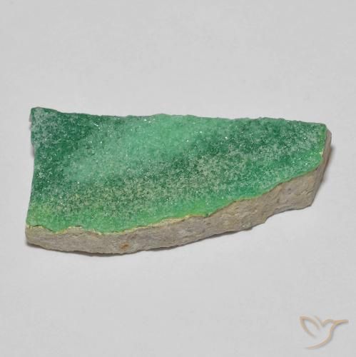 Variscita drusa Verde medio natural de 21.19 ct, Elegante, Opaco