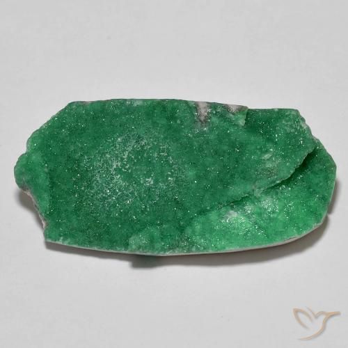 16.68ct Natural Verde cálido Drusa variscita, Elegante, Opaco