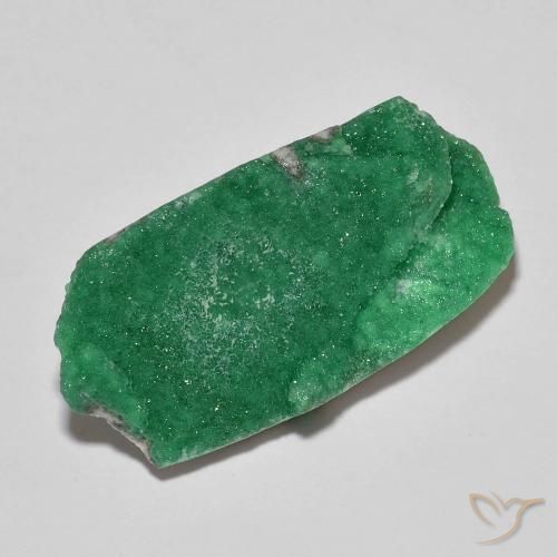 Variscita drusa Verde cálido natural de 16.68 ct, Elegante, Opaco