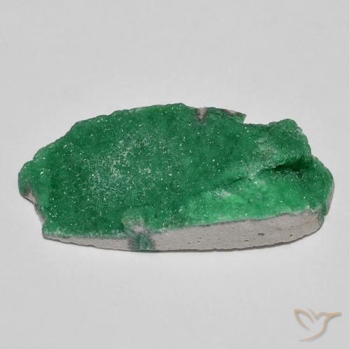 Variscita drusa Verde cálido natural de 16.68 ct, Elegante, Opaco