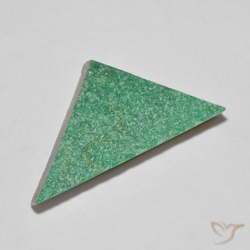 14.47ct Natural Verde helecho intenso Drusa variscita, Trillón, Opaco