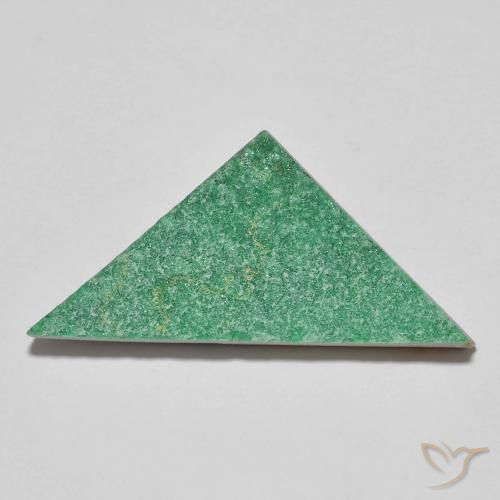 Variscita drusa Verde helecho intenso natural de 14.47 ct, Trillón, Opaco