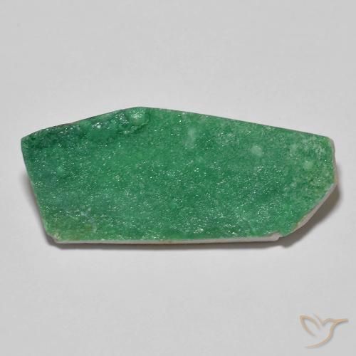 16.00ct Natural Verde trébol Variscita drusa, Elegante, Opaco