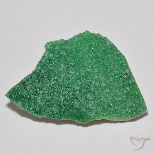 16.09ct Natural Verde trébol Drusa variscita, Elegante, Opaco