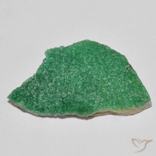 Variscita drusa Verde trébol natural de 16.09 ct, Elegante, Opaco