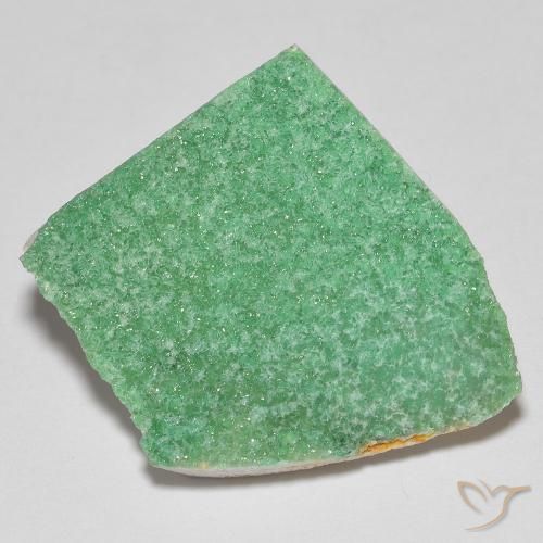 12.22ct Natural Verde helecho Drusa variscita, Elegante, Opaco