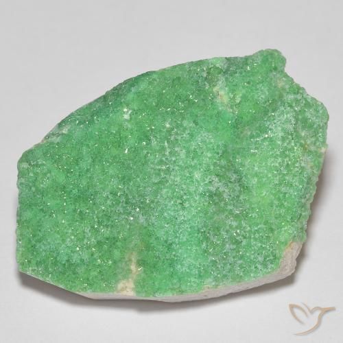 21.42ct Natural Verde amarillento pálido Variscita drusa, Elegante, Opaco