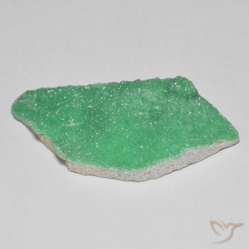 Variscita drusa Verde trébol natural de 19.87 ct, Elegante, Opaco