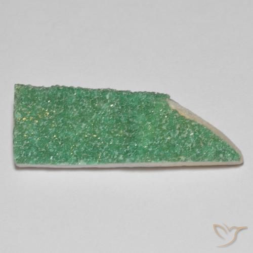 10.89ct Natural Verde cálido Drusa variscita, Elegante, Opaco