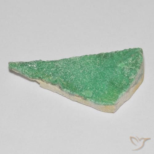 Variscita drusa Verde cálido natural de 11.80 ct, Elegante, Opaco