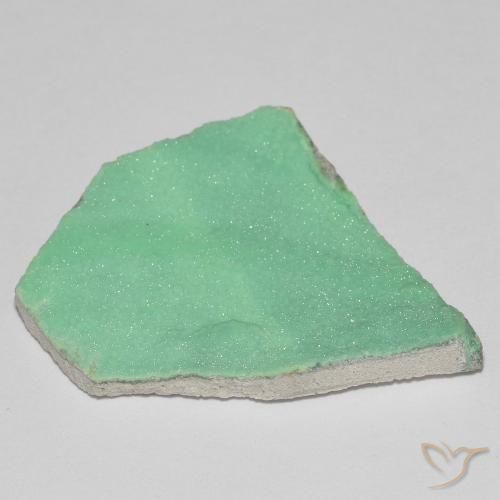 Variscita drusa Verde claro natural de 16.32 ct, Elegante, Opaco