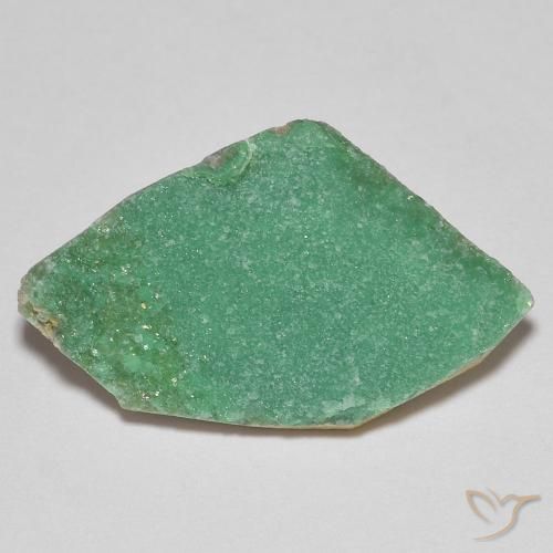 6.44ct Natural Verde medio Drusa variscita, Elegante, Opaco