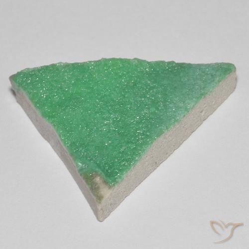 Variscita drusa Verde medio natural de 19.40 ct, Trillón, Opaco