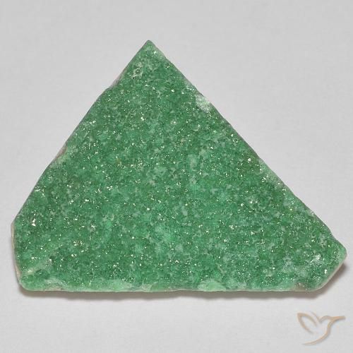Drusa variscita Verde amarillento natural de 8.36 ct, Elegante, Opaco