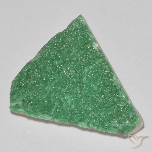 Drusa variscita Verde amarillento natural de 8.36 ct, Elegante, Opaco