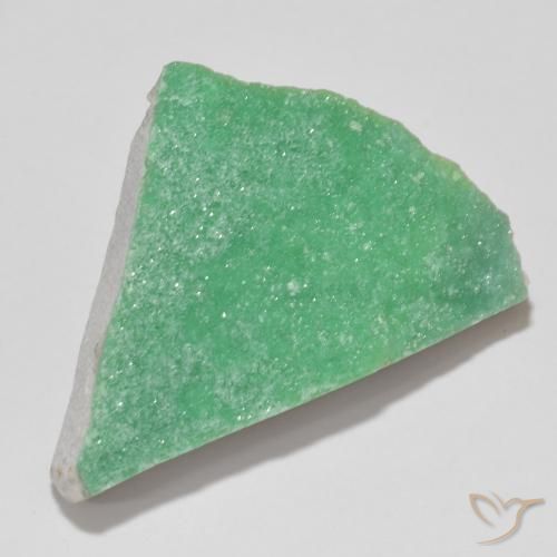 Variscita drusa Verde medio natural de 21.37 ct, Elegante, Opaco