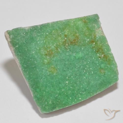 Variscita drusa Verde trébol natural de 14.79 ct, Elegante, Opaco