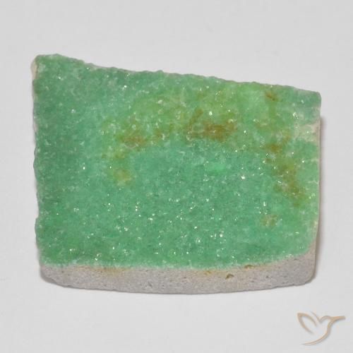 Variscita drusa Verde trébol natural de 14.79 ct, Elegante, Opaco