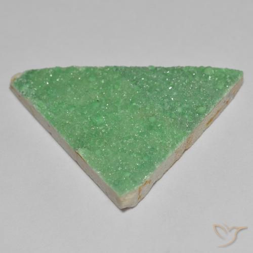 Variscita drusa Verde claro natural de 11.89 ct, Trillón, Opaco