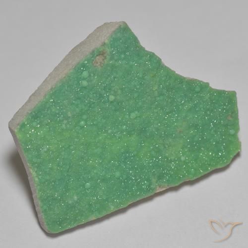 Variscita drusa Verde claro natural de 16.92 ct, Elegante, Opaco