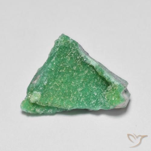 Variscita drusa Verde medio natural de 3.20 ct, Elegante, Opaco