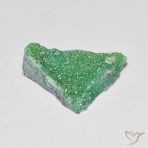 Variscita drusa Verde medio natural de 3.20 ct, Elegante, Opaco