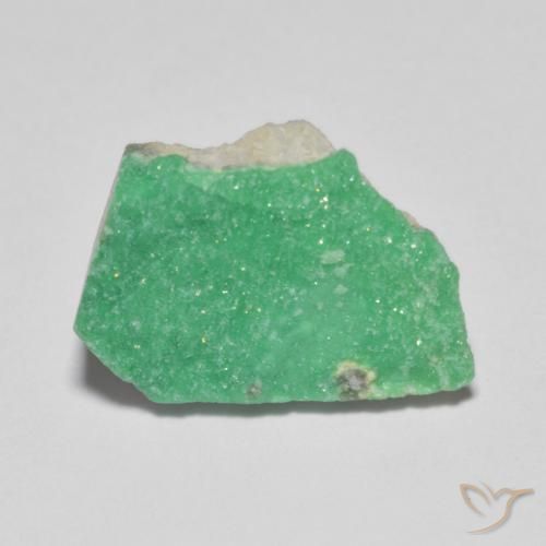 Variscita drusa Verde amarillento natural de 5.60 ct, Elegante, Opaco