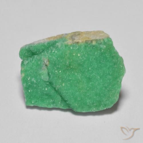 5.44ct Natural Verde menta Drusa variscita, Elegante, Opaco