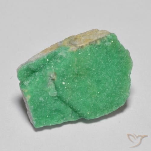Variscita drusa Verde menta natural de 5.44 ct, Elegante, Opaco