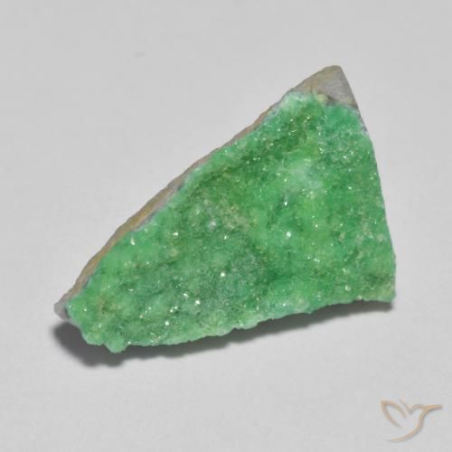 4.05ct Natural Verde trébol Drusa variscita, Elegante, Opaco