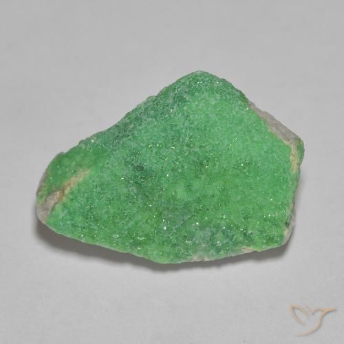 5.57ct Natural Verde medio Drusa variscita, Elegante, Opaco