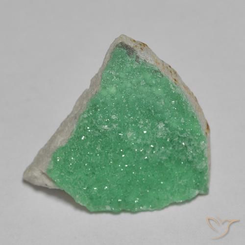4.16ct Natural Verde amarillento Variscita drusa, Elegante, Opaco