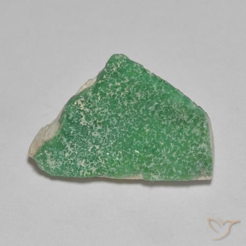 4.24ct Natural Verde albahaca claro Drusa variscita, Elegante, Opaco