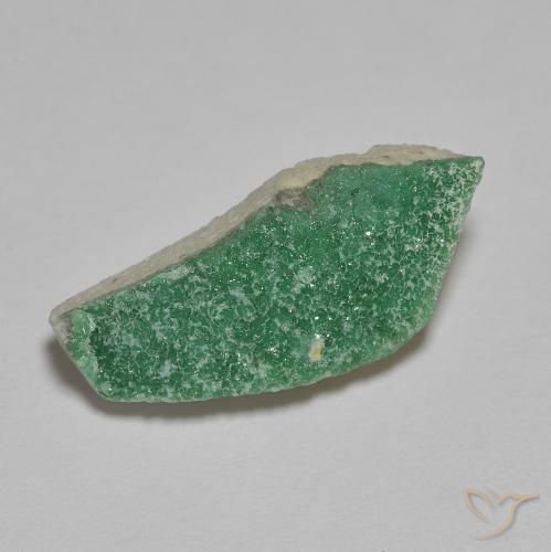 Variscita drusa Verde medio natural de 3.29 ct, Elegante, Opaco