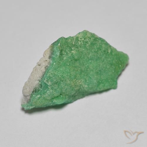 Drusa variscita Verde medio natural de 4.43 ct, Elegante, Opaco