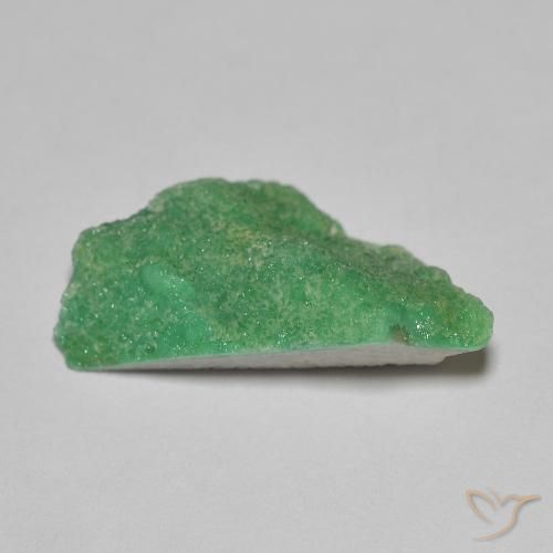 Drusa variscita Verde medio natural de 4.43 ct, Elegante, Opaco