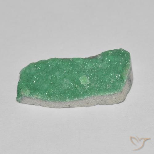 Variscita drusa Verde brillante natural de 3.88 ct, Elegante, Opaco