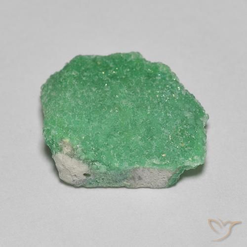 Drusa variscita Verde claro natural de 3.97 ct, Elegante, Opaco
