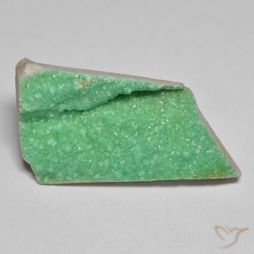 10.71ct Natural Verde amarillento Drusa variscita, Elegante, Opaco