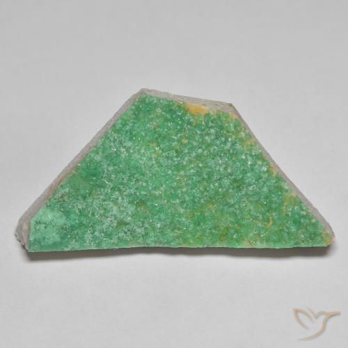 Variscita drusa Verde medio natural de 17.22 ct, Elegante, Opaco