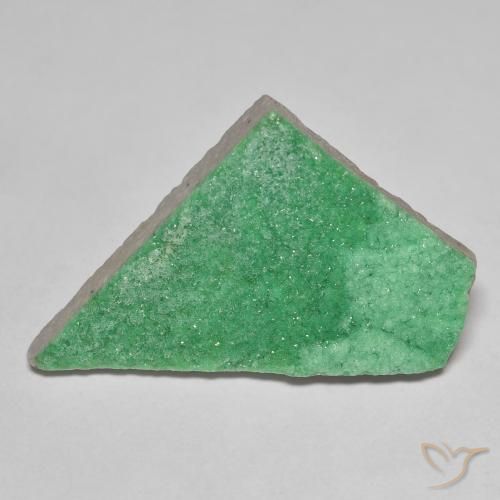 Variscita drusa Verde trébol natural de 9.28 ct, Elegante, Opaco