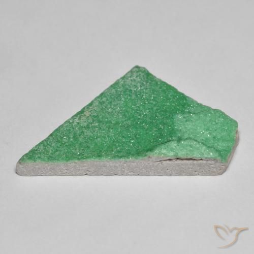 Variscita drusa Verde trébol natural de 9.28 ct, Elegante, Opaco