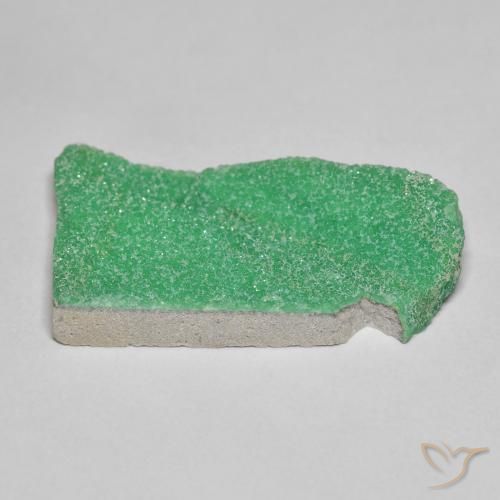 Variscita drusa Verde trébol natural de 10.19 ct, Elegante, Opaco