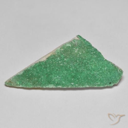 Variscita drusa Verde medio natural de 10.43 ct, Elegante, Opaco