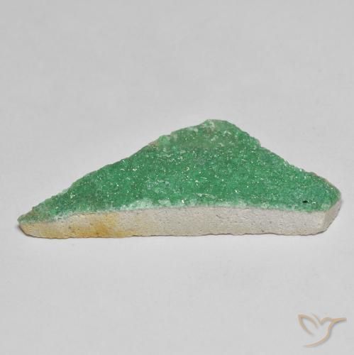 Variscita drusa Verde medio natural de 10.43 ct, Elegante, Opaco