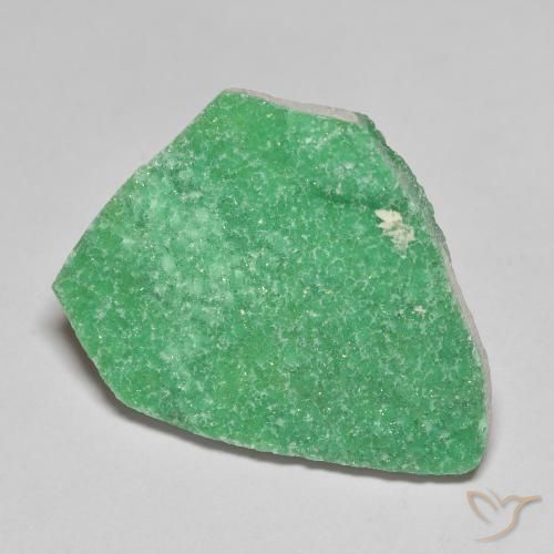 13.77ct Natural Verde menta Variscita drusa, Elegante, Opaco