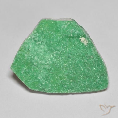 Variscita drusa Verde menta natural de 13.77 ct, Elegante, Opaco