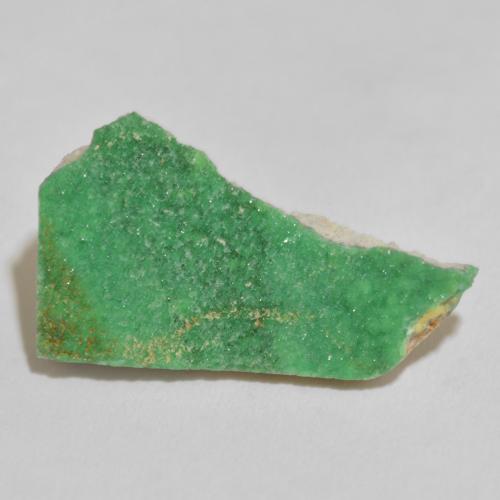 7.78ct Natural Verde helecho intenso Variscita drusa, Elegante, Opaco